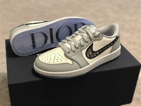 dior nike low cut